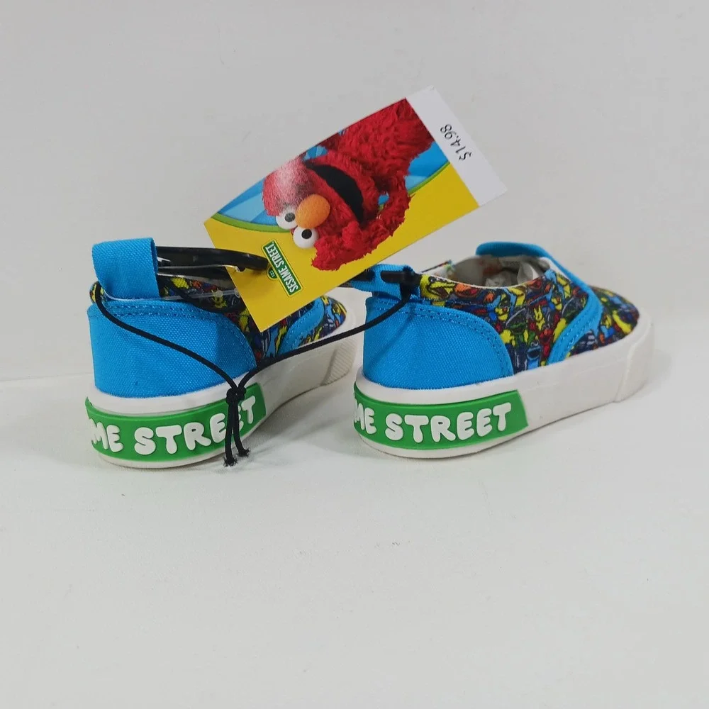 Sesame Street Ground Up Toddler Boys Girls Slip On Sneakers Multi Color Size 5
